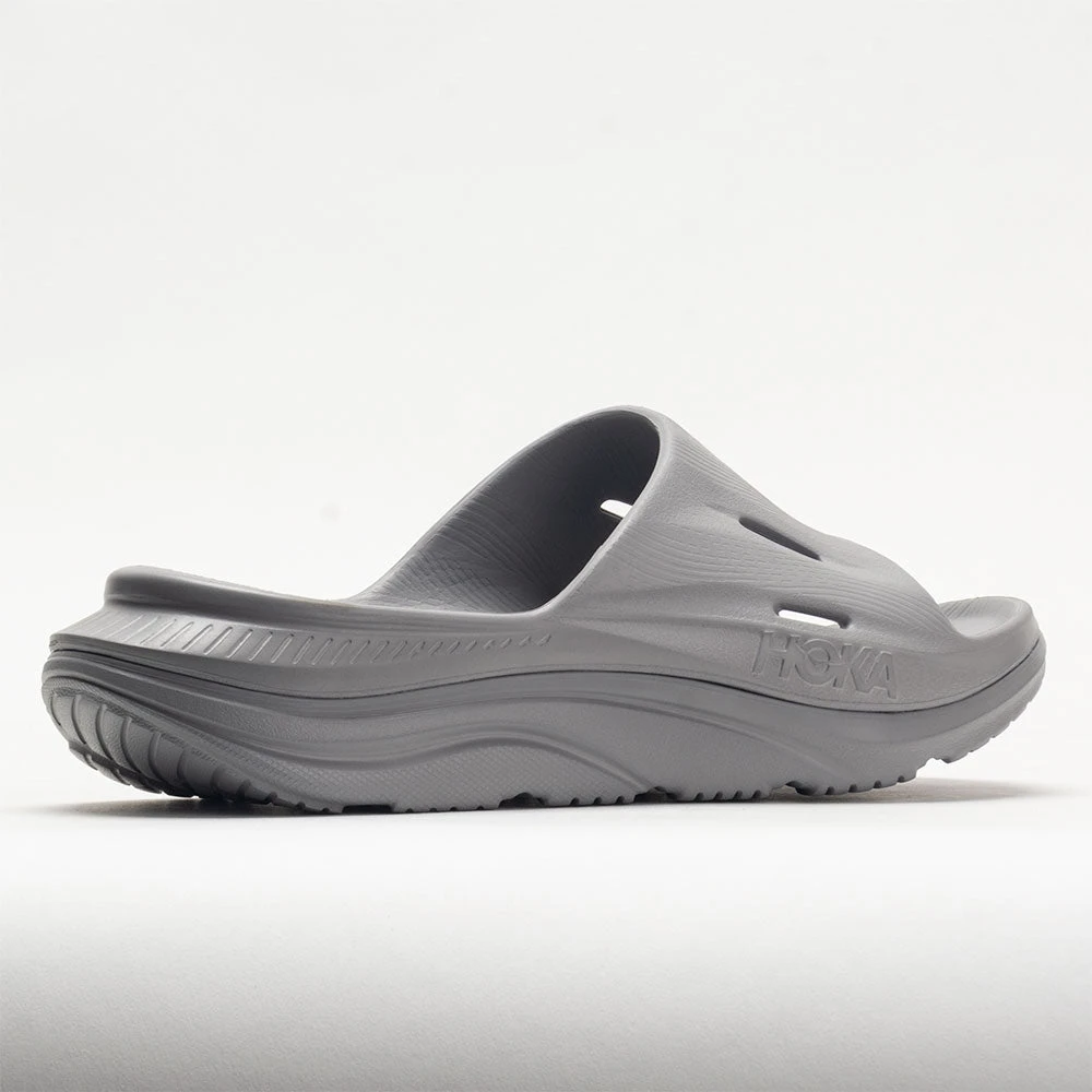 HOKA Ora Recovery Slide 3 Unisex Grey/Grey 8 HOKA Ora Recovery Slide 3 Unisex Grey/Grey - Image 6