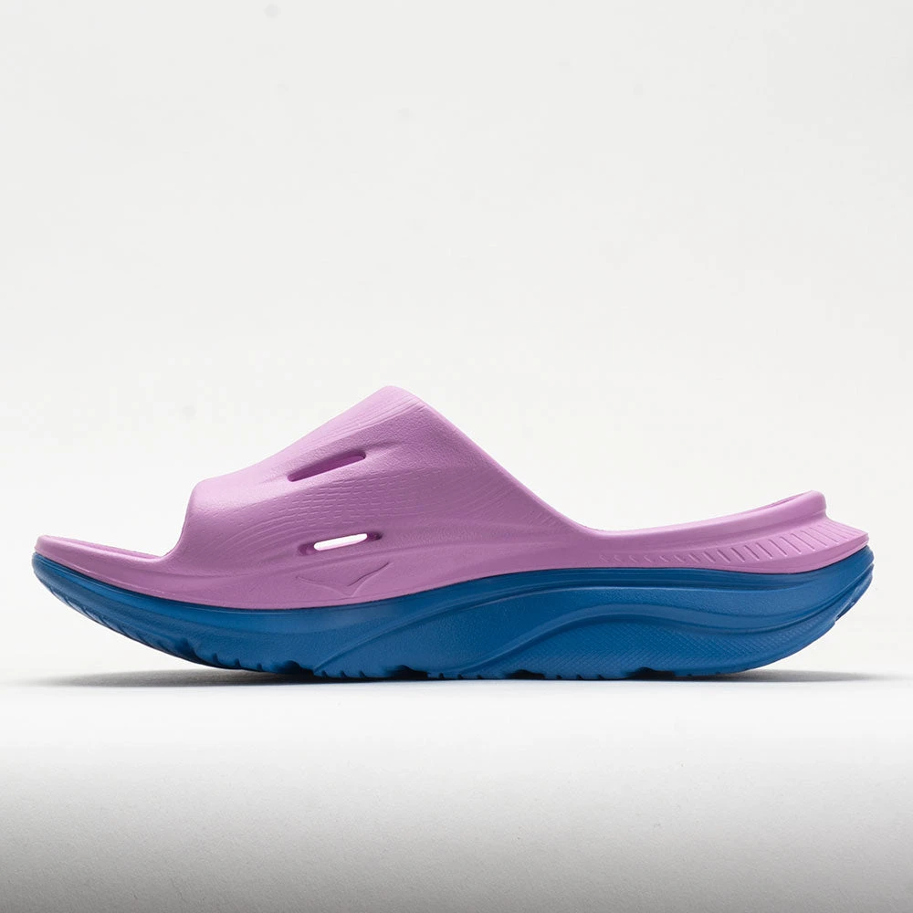 HOKA Ora Recovery Slide 3 Unisex Cyclamen/Coastal Sky 5 HOKA Ora Recovery Slide 3 Unisex Cyclamen/Coastal Sky - Image 3