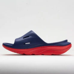 HOKA Ora Slide 3 Unisex Bellwether Blue/Red Alert 10 HOKA Ora Slide 3 Unisex Bellwether Blue/Red Alert -Urban Stride Shop 570614 1