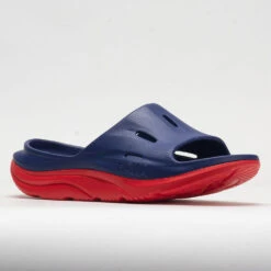 HOKA Ora Slide 3 Unisex Bellwether Blue/Red Alert 12 HOKA Ora Slide 3 Unisex Bellwether Blue/Red Alert -Urban Stride Shop 570614 5