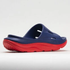 HOKA Ora Slide 3 Unisex Bellwether Blue/Red Alert 13 HOKA Ora Slide 3 Unisex Bellwether Blue/Red Alert -Urban Stride Shop 570614 6