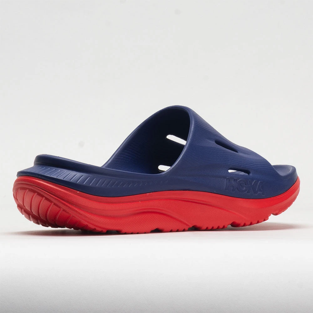 HOKA Ora Slide 3 Unisex Bellwether Blue/Red Alert 8 HOKA Ora Slide 3 Unisex Bellwether Blue/Red Alert - Image 6