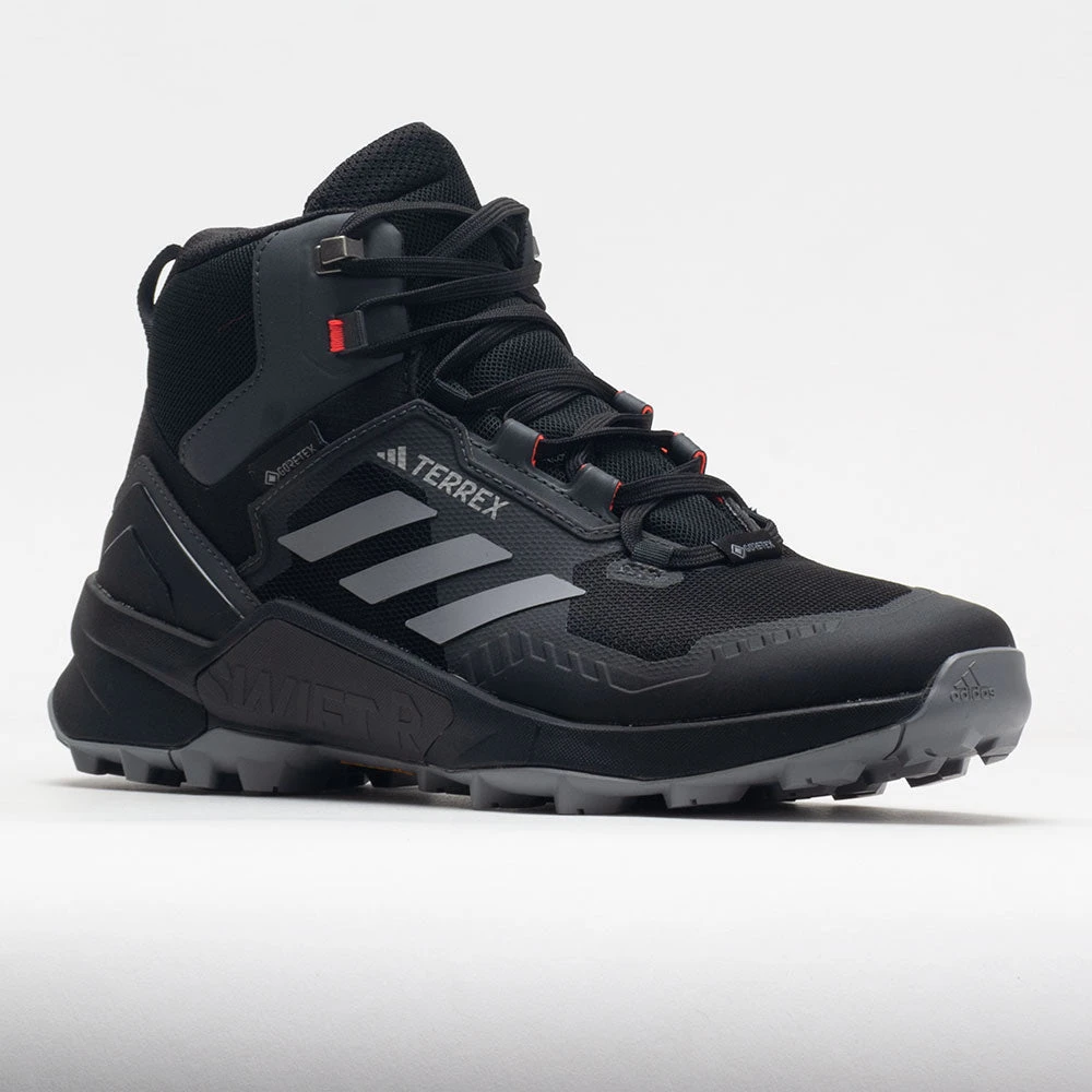 Adidas Terrex Swift R3 Mid GTX Men's Black/Grey/Solar Red 7 Adidas Terrex Swift R3 Mid GTX Men's Black/Grey/Solar Red - Image 5